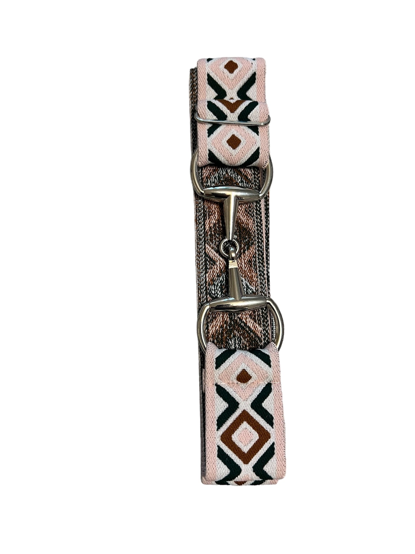 Pink Aztec Print Bit Belt