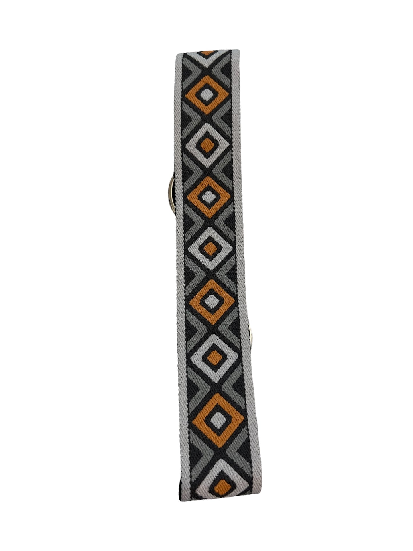 Grey Aztec Print Bit Belt